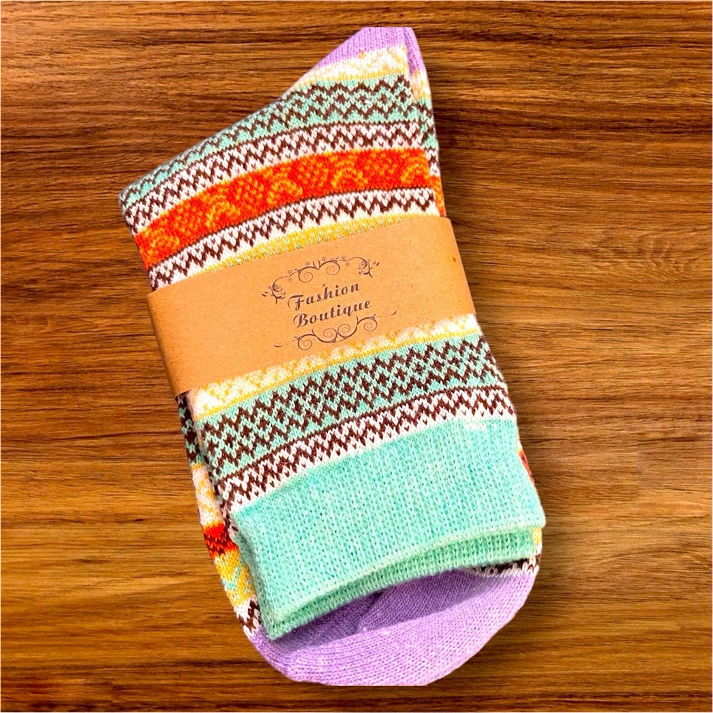 Warm medium-weight winter socks🌲❄️⛷️